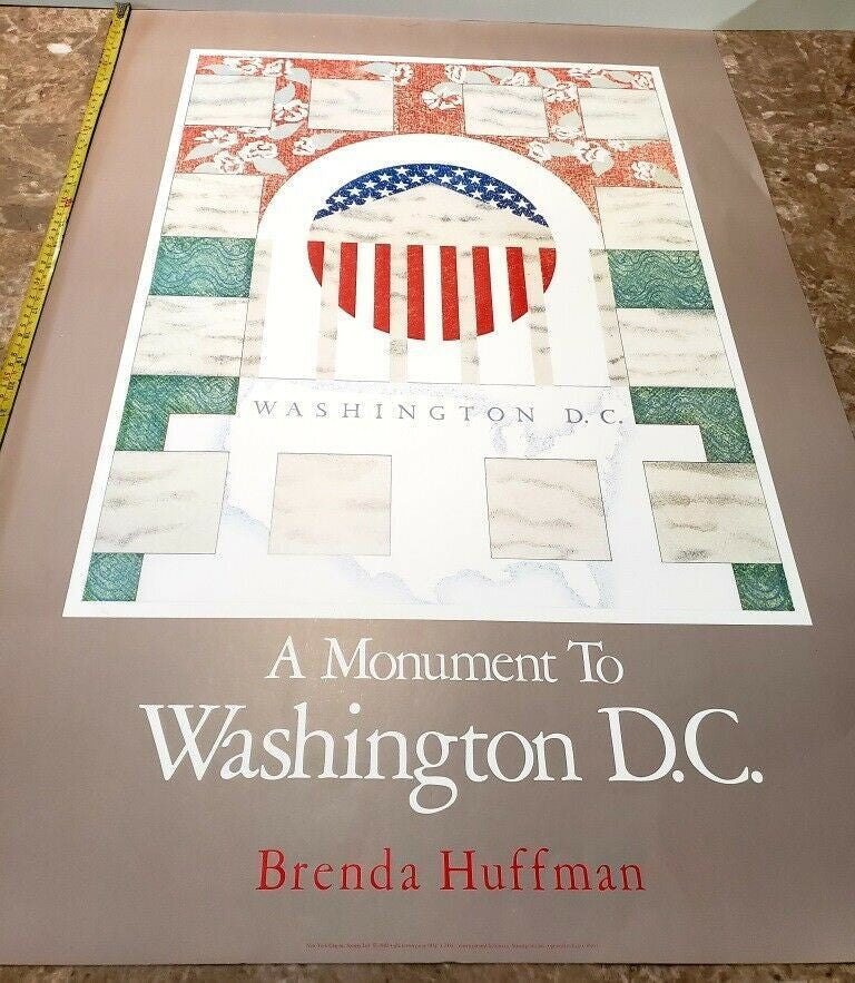 Original Brenda Hoffman A Monument to Washington DC Art Print