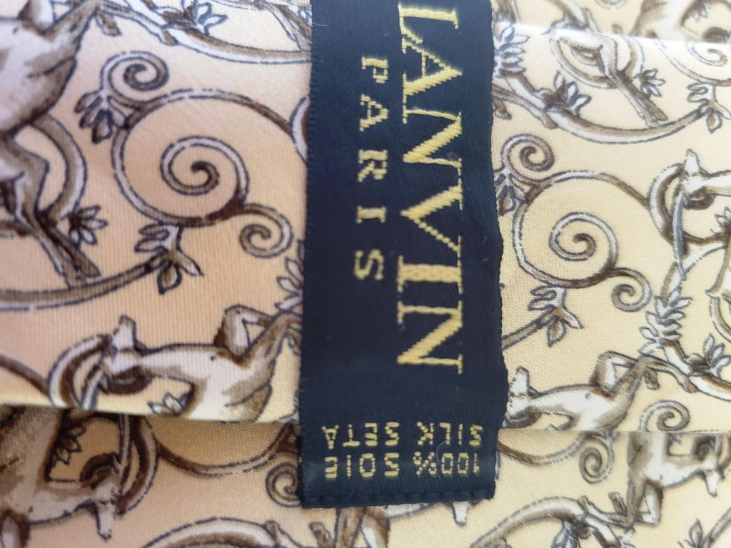 Vintage LANVIN Paris Men's Silk Neck Tie