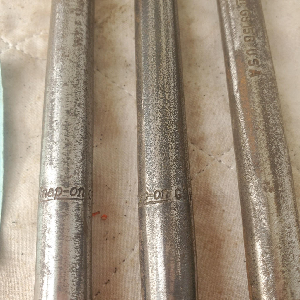 Lot of 3 Vintage Snap-On Drive Flex Head Breaker Bar Extension LOT 333