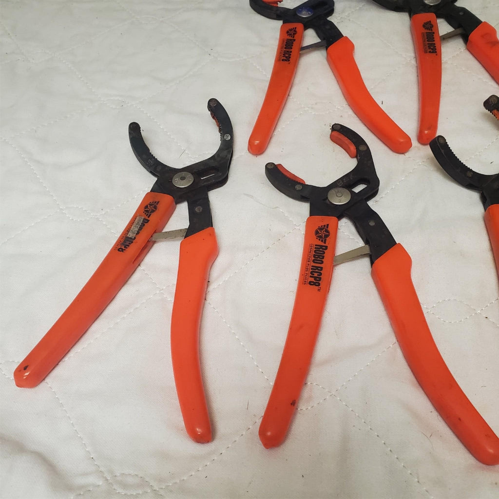 Lot of 5 ROBO Oil Filter Wrench Pliers LOT-196