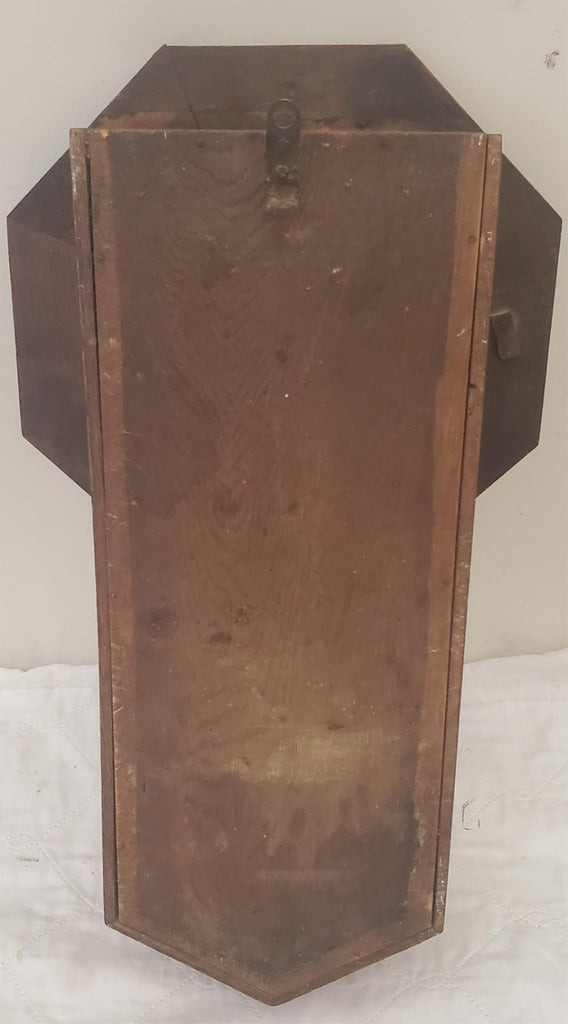 Antique Working 1920's SEIKOSHA Japan Octagon Drop School Regulator Wall Clock