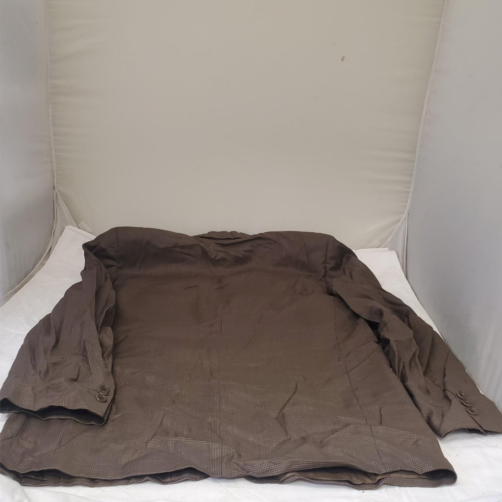 HUGO BOSS Tatlagia 100% Wool Mens Brown Blazer Suit Jacket Sport Coat 42R