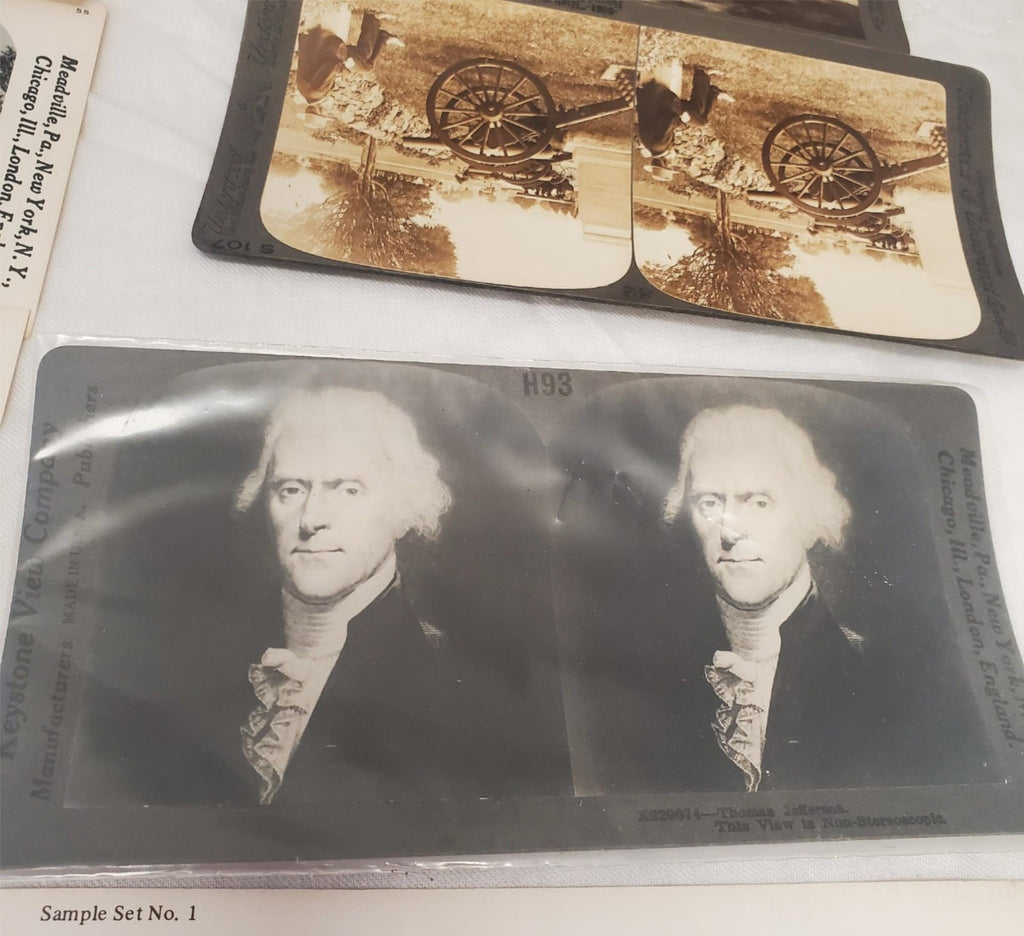 Vintage 1865 Holmes Stereoscope Stereo Classics Photo View Cards 59 Cards