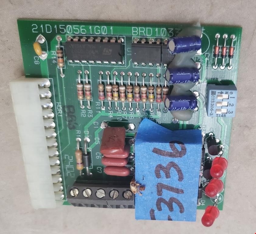 Trane Zettler Zone/Bypass Control Card Zzcardal010 21D150561G01 BRD1033