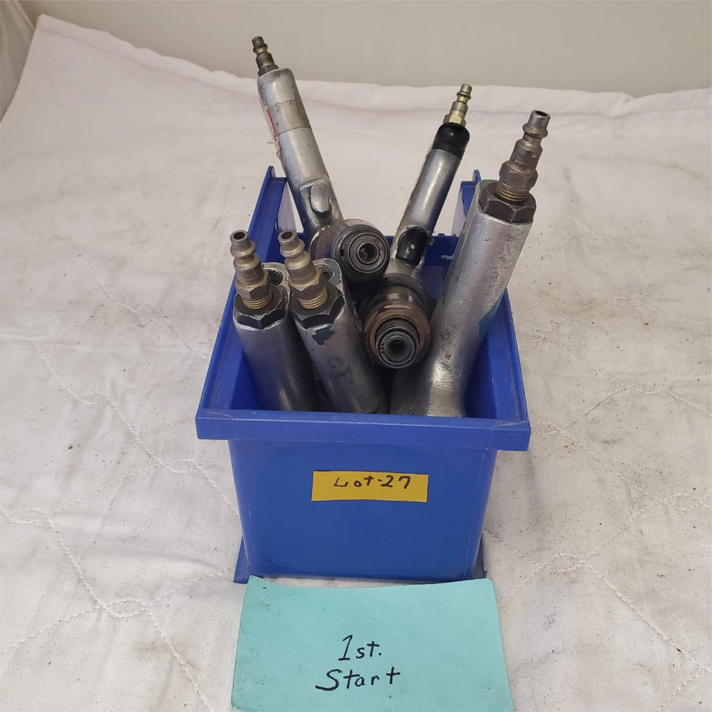 Lot of 5 Cleco Pneumatic Pistol Grip 1/4" Screwdriver/Nutrunner Air Tools Lot-27