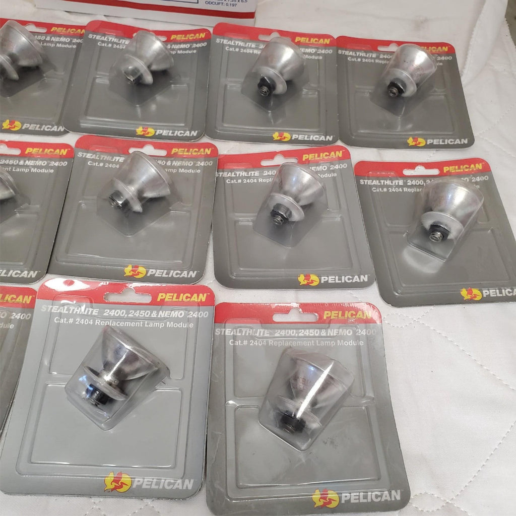 Lot of 14 Pelican Stealthlite 2400 2450 Nemo 2400 Flashlight LOT-898