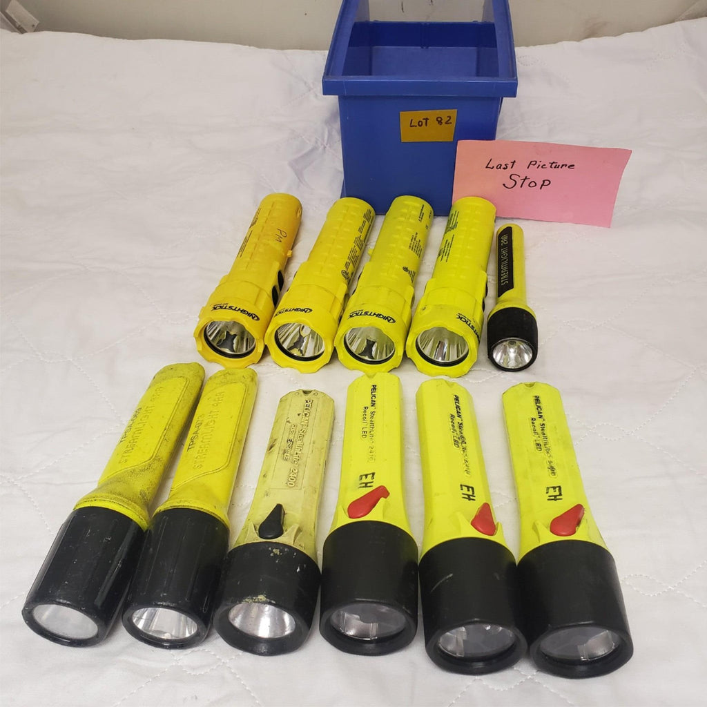Lot of 11 Streamlight Flashlight LED LOT-82
