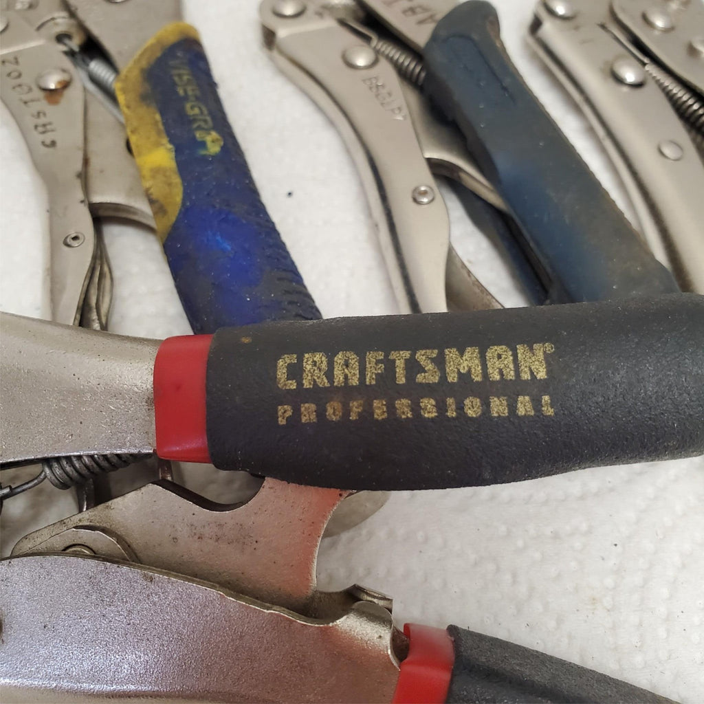 Lot of 4 Assorted Adjustable Locking Pliers Set LOT-910