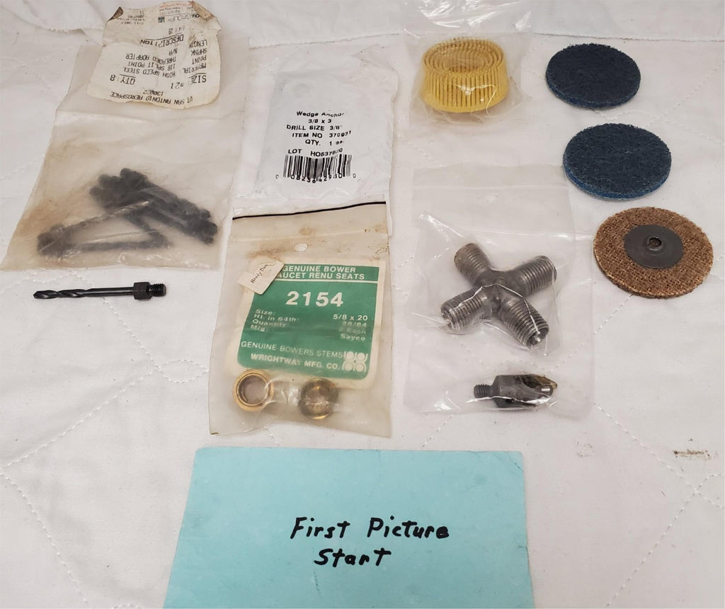 Wrightway 2154 Renu Seat with Mics. Drill Bits and Parts