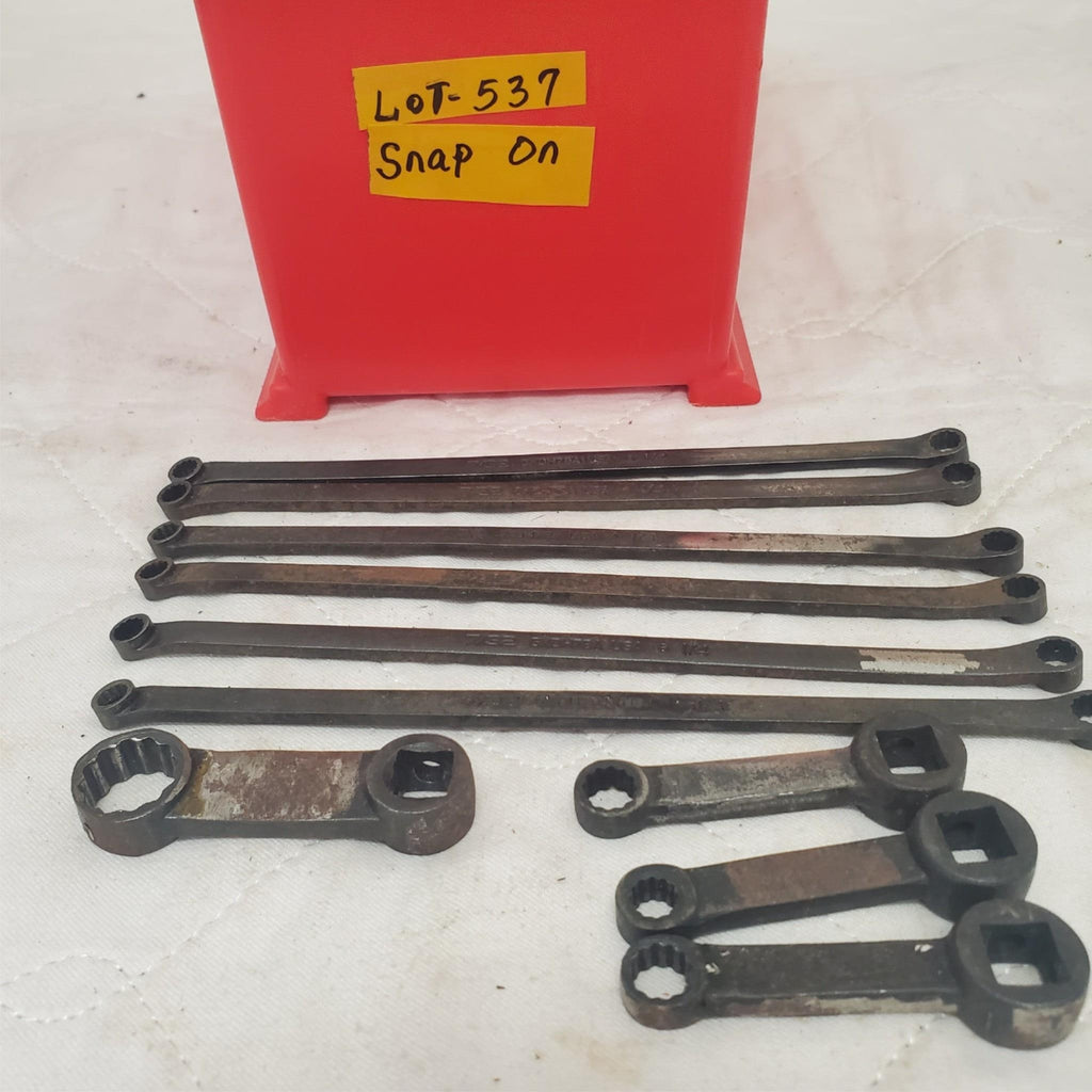 Lot of 10 Assorted Snap-On Box End Wrench & Other Wrenches LOT 537
