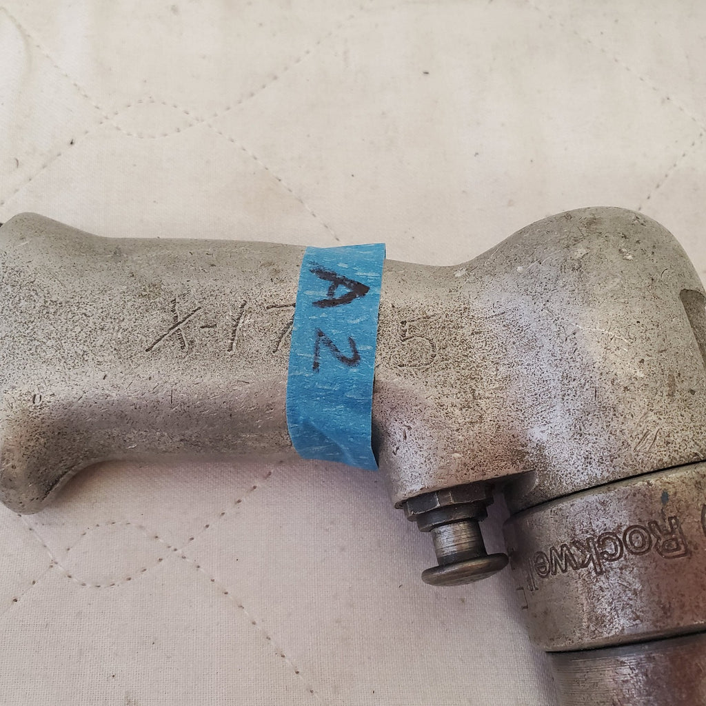 Used Rockwell Pistol Grip Pneumatic Air Drill Air Tool A2