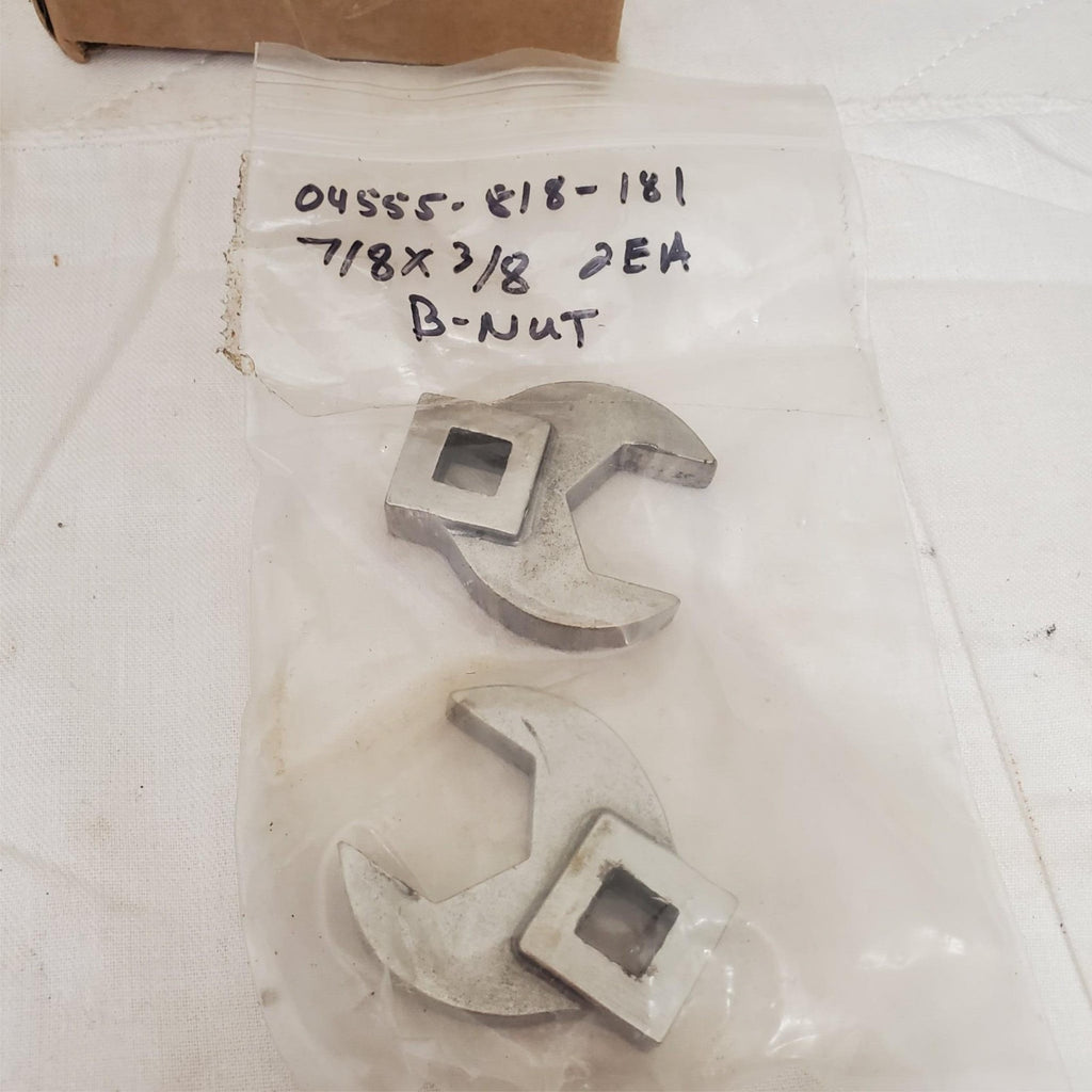 Lot of 8 Crowfoot Open End Wrench LOT-728