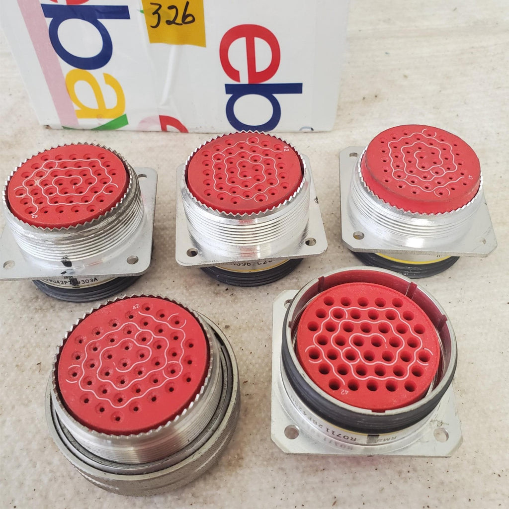 Lot of Assorted Circular Connector Receptacle 32 Position Male Pin Crimp LOT 326