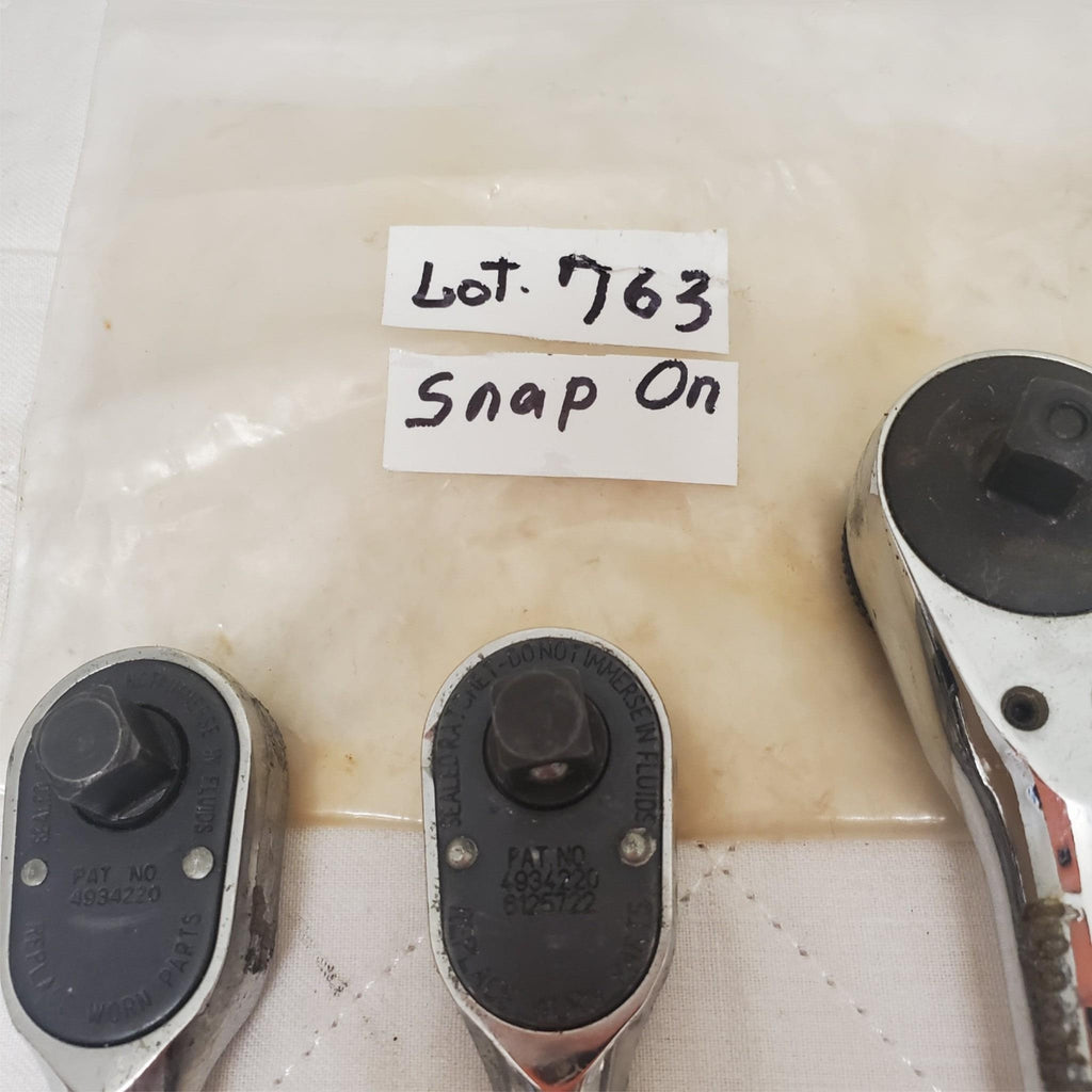 Lot of 3 Snap-On Ratchet Tools Set LOT-763
