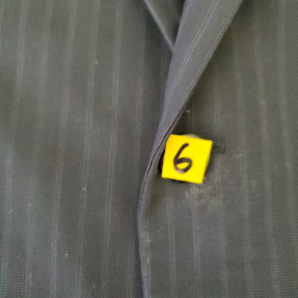 HICKEY FREEMAN 100% Wool Blue Striped Blazer Suit Jacket Sport Coat YB003 40R