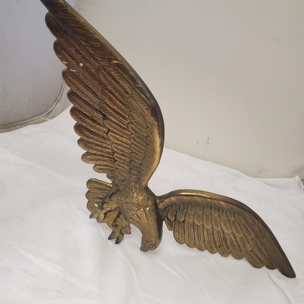 Vintage Metal Eagle Wall Art  Rustic Barn Decor Patriotic Display Piece
