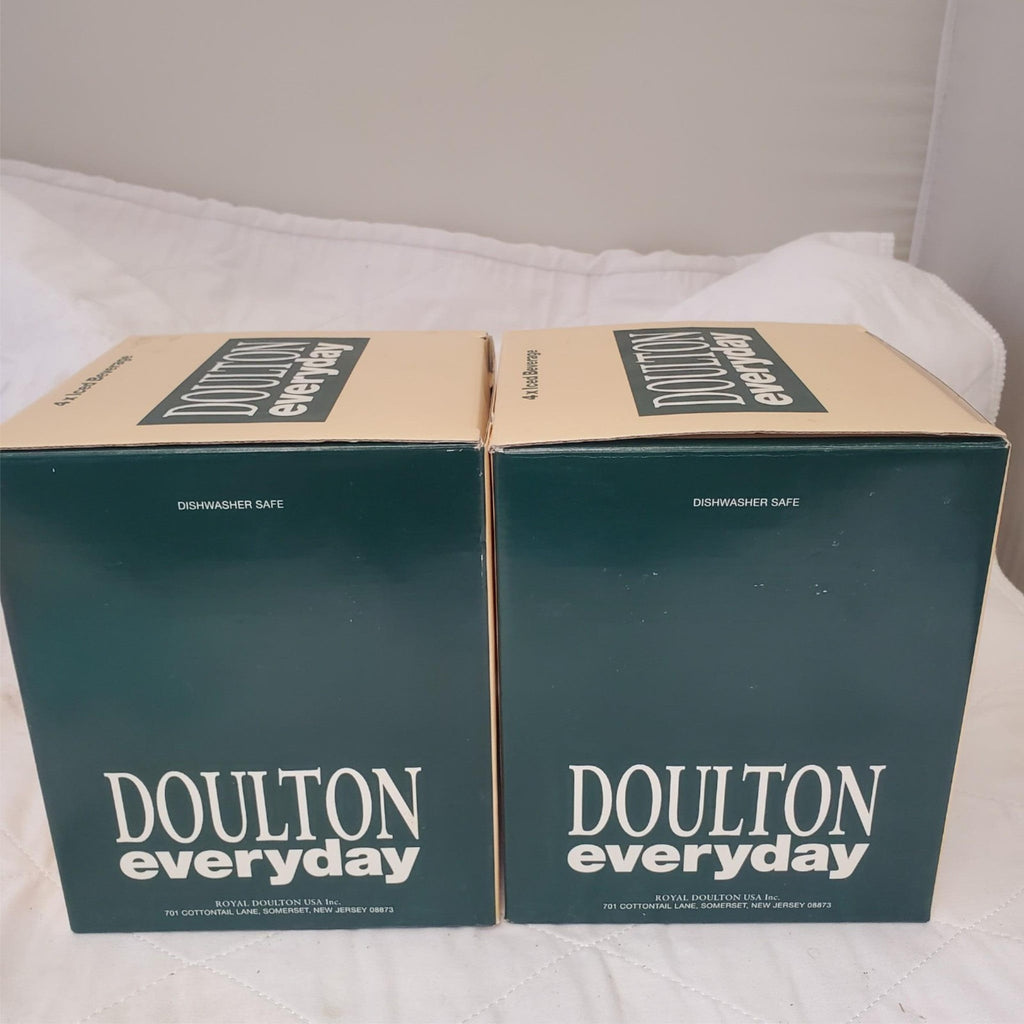Set of 4 of 2 ROYAL DOULTON Cinnabar Iced Beverage Tea Glasses