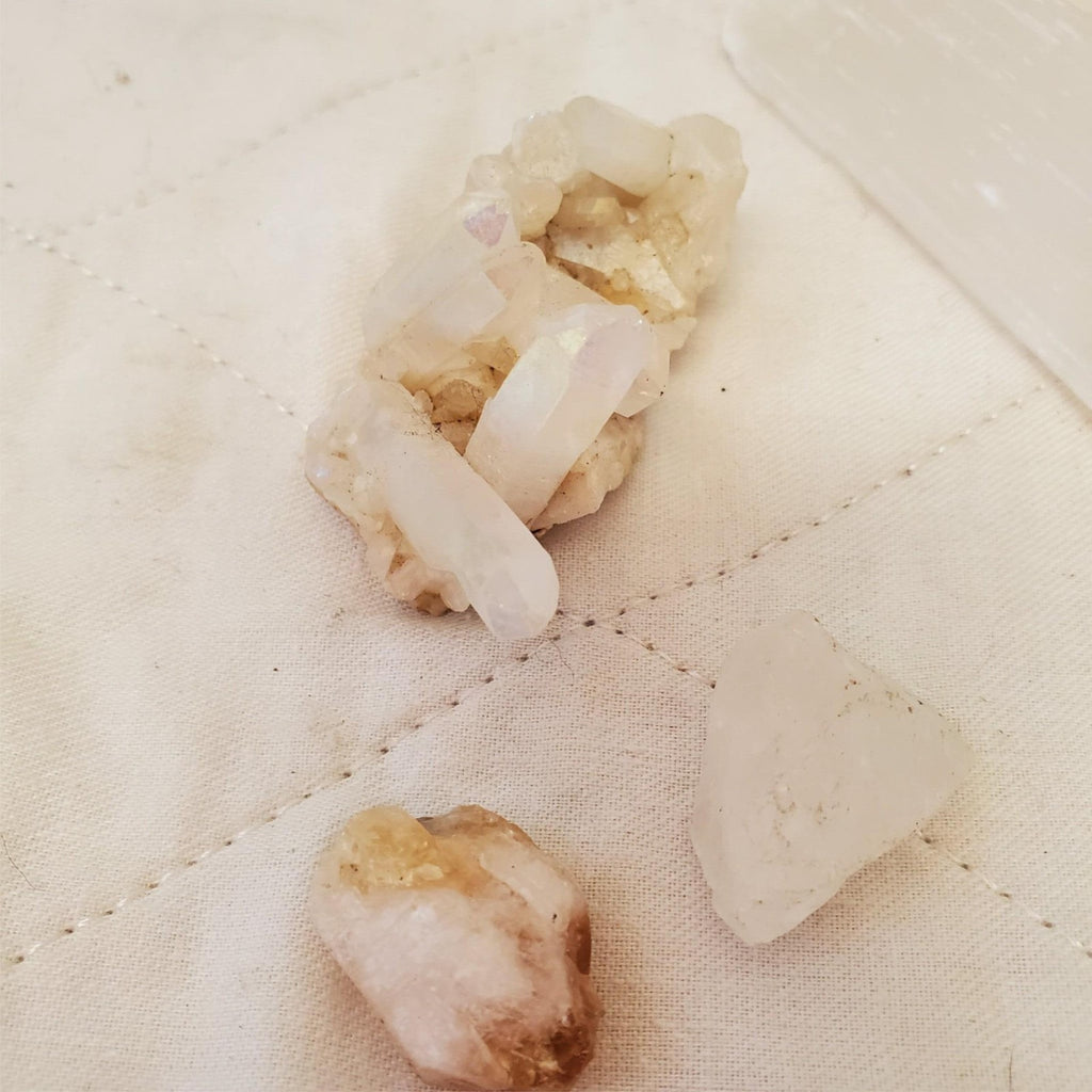 Natural Healing Stones White Crystal Quartz Crystal Cluster Energy Ornaments