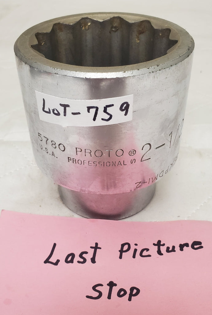 PROTO 5780 USA 2-1/2” Heavy-Duty Socket Tool - LOT 759