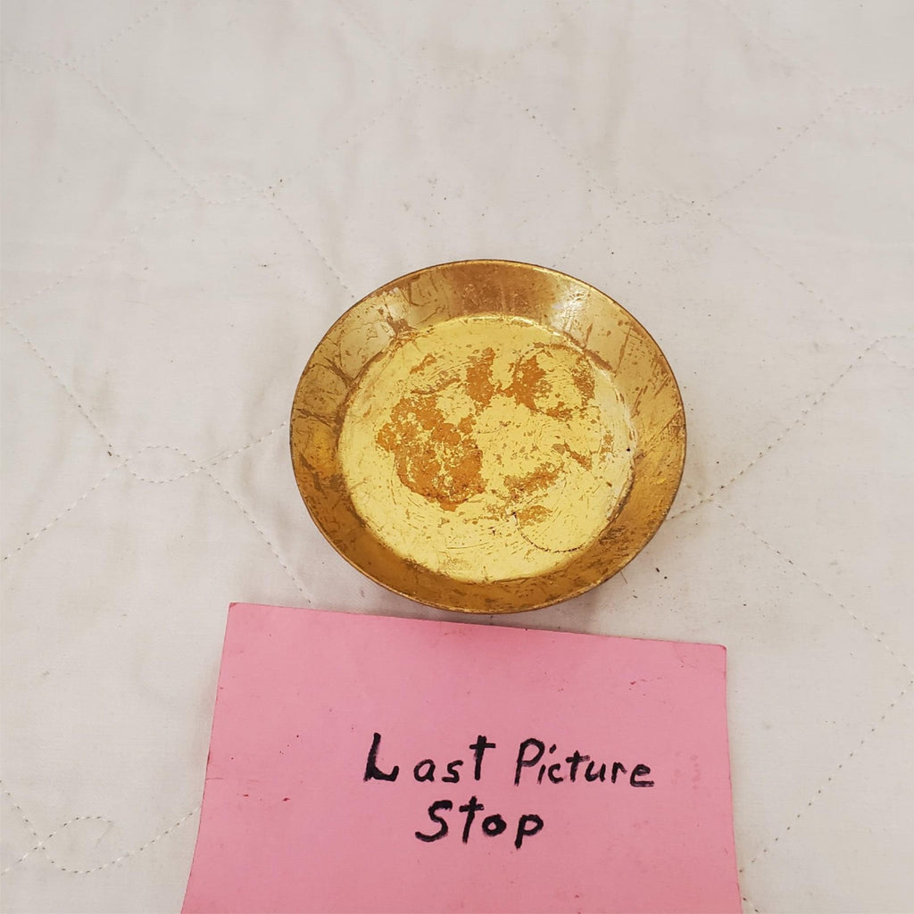 Vintage Metal Made in India Pillar Candle Holder