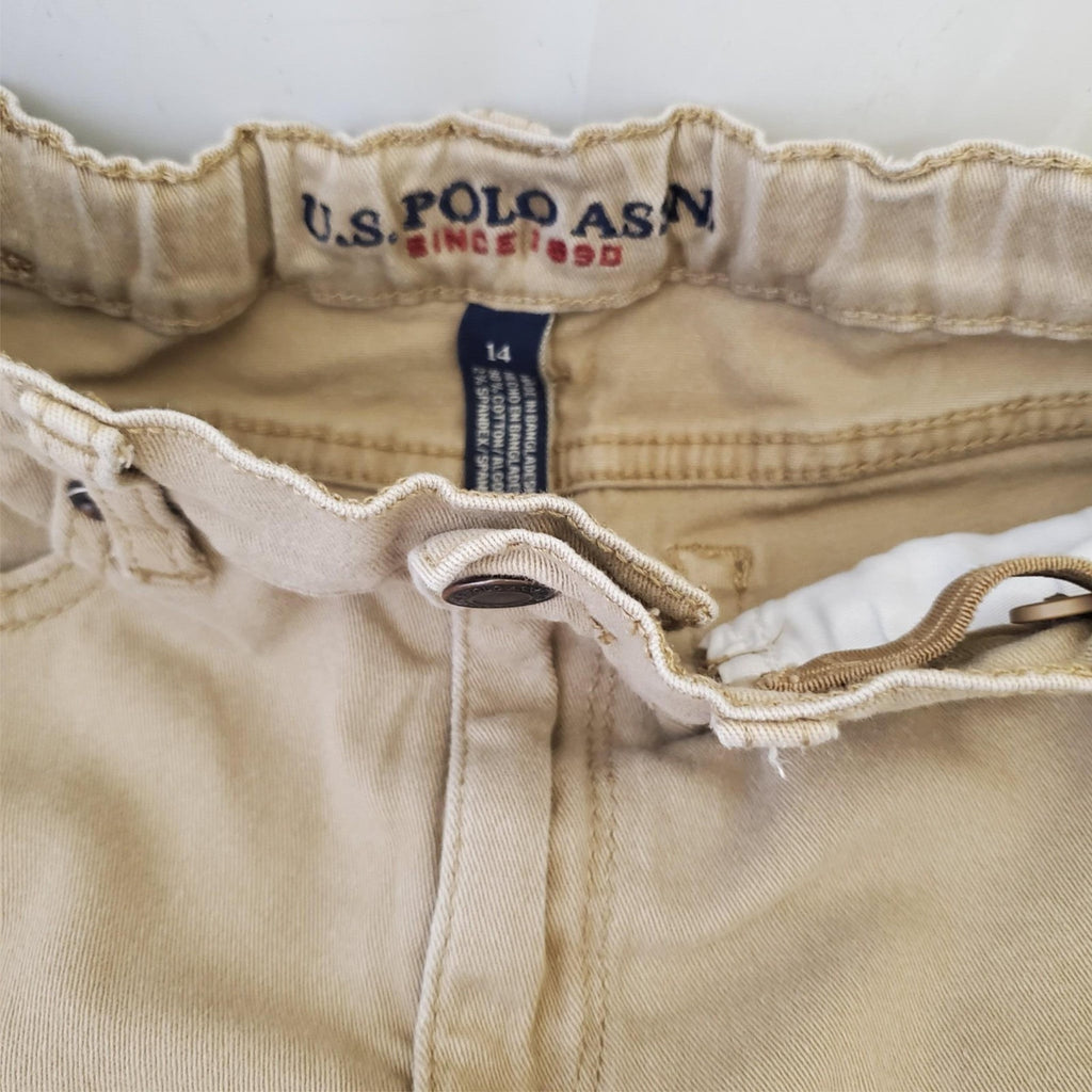 Lot of 4 U.S. Polo Assn. Honey Khaki Straight fit Denim Size 14