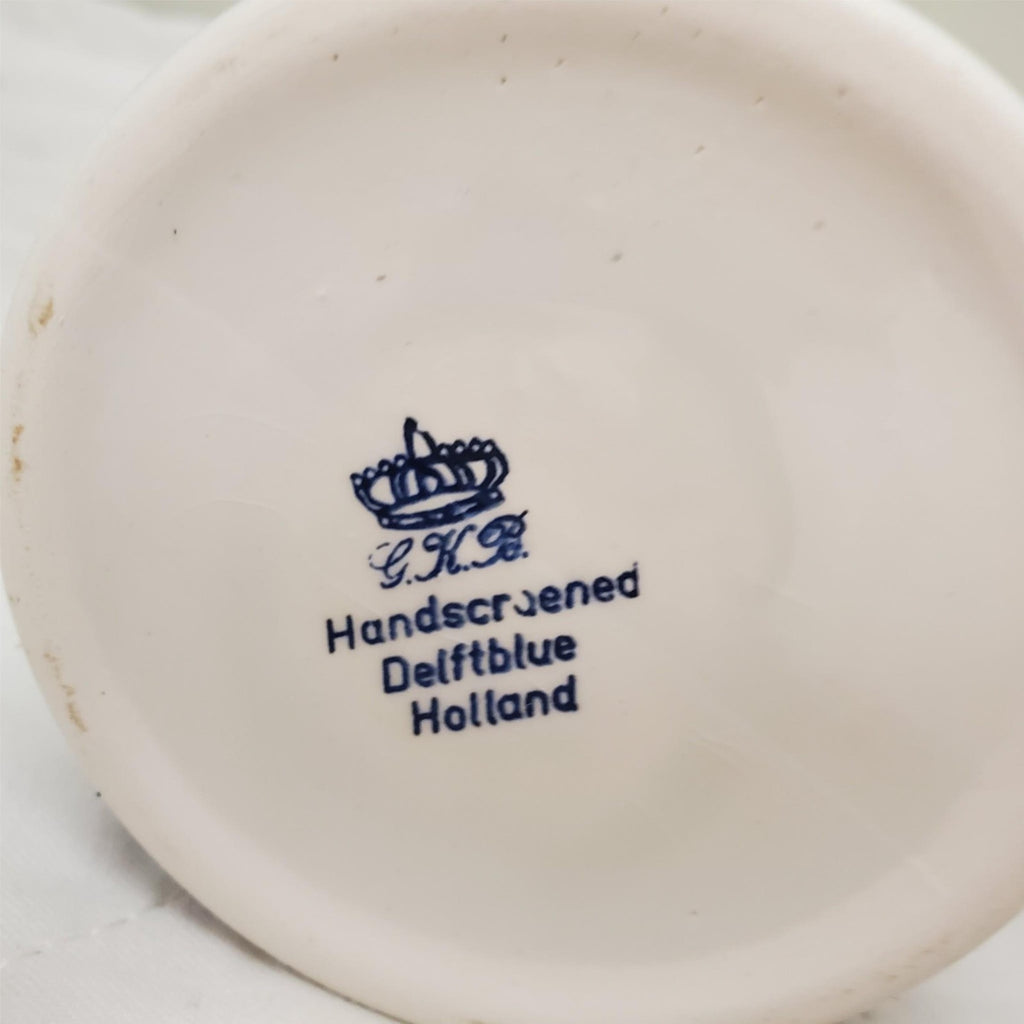 Heineken Delft Blue Holland Hand Painted Ceramic Beer Mug Stein