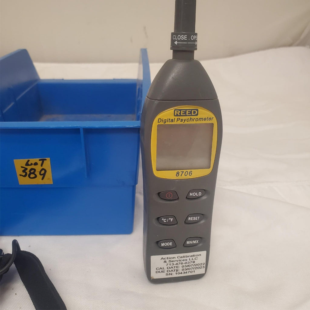 Reed Instruments 8706 Digital Psychrometer And Light Lot-389