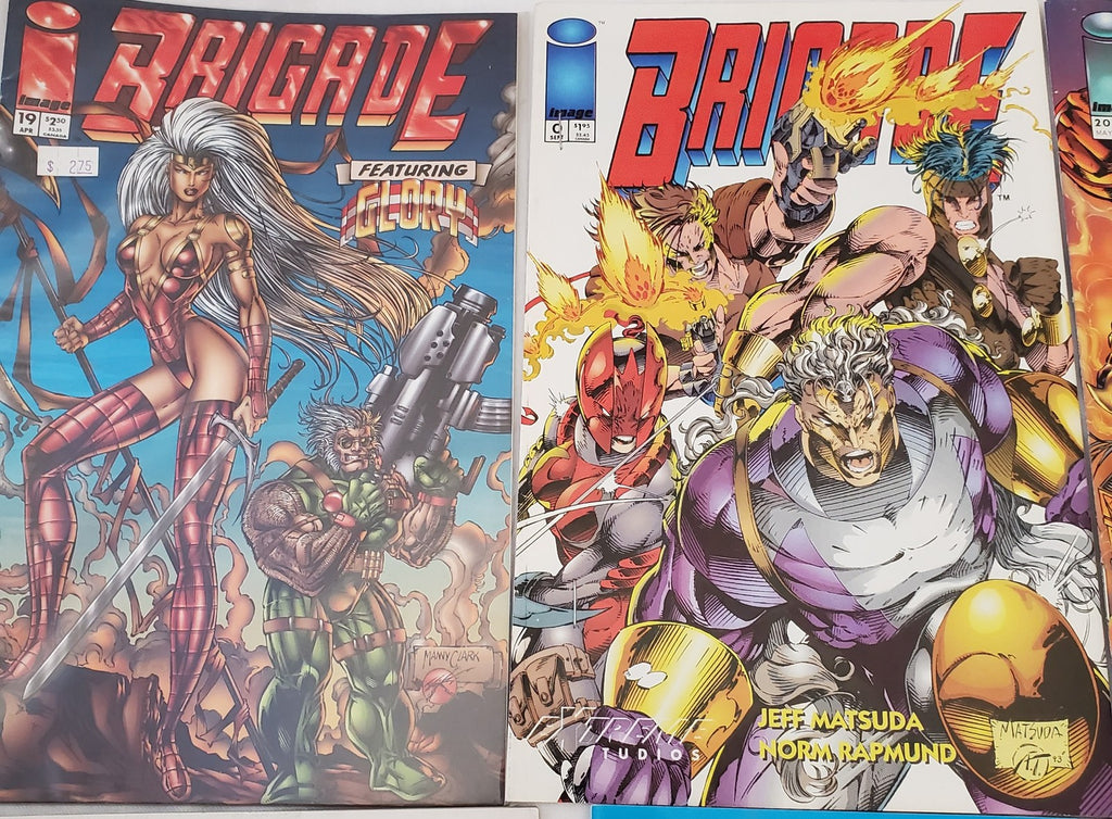Lot of 12 Brigade Archer & Armstrong Artifacts Backlash & Marvel Comic Books #20