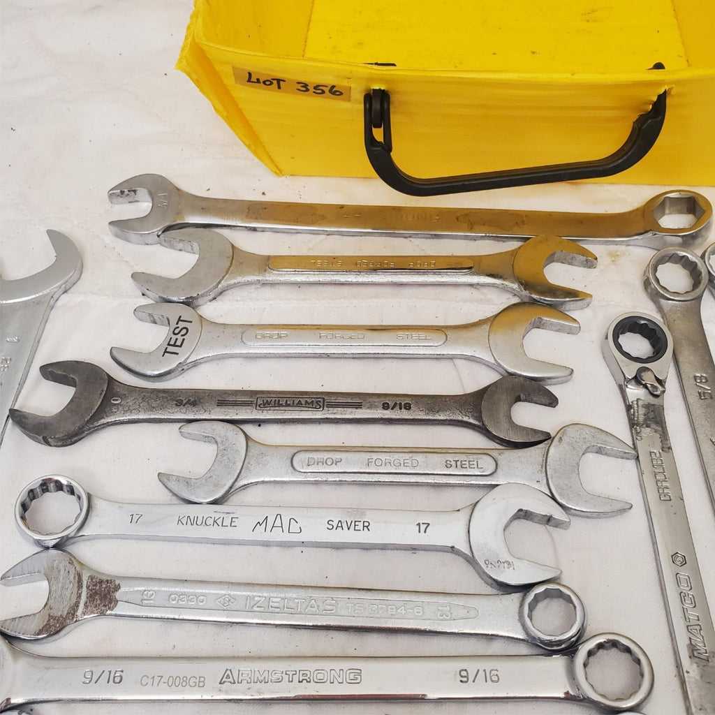 Lot of Assorted Matco, Kobalt, Armstrong and more Wrenches Set LOT-356