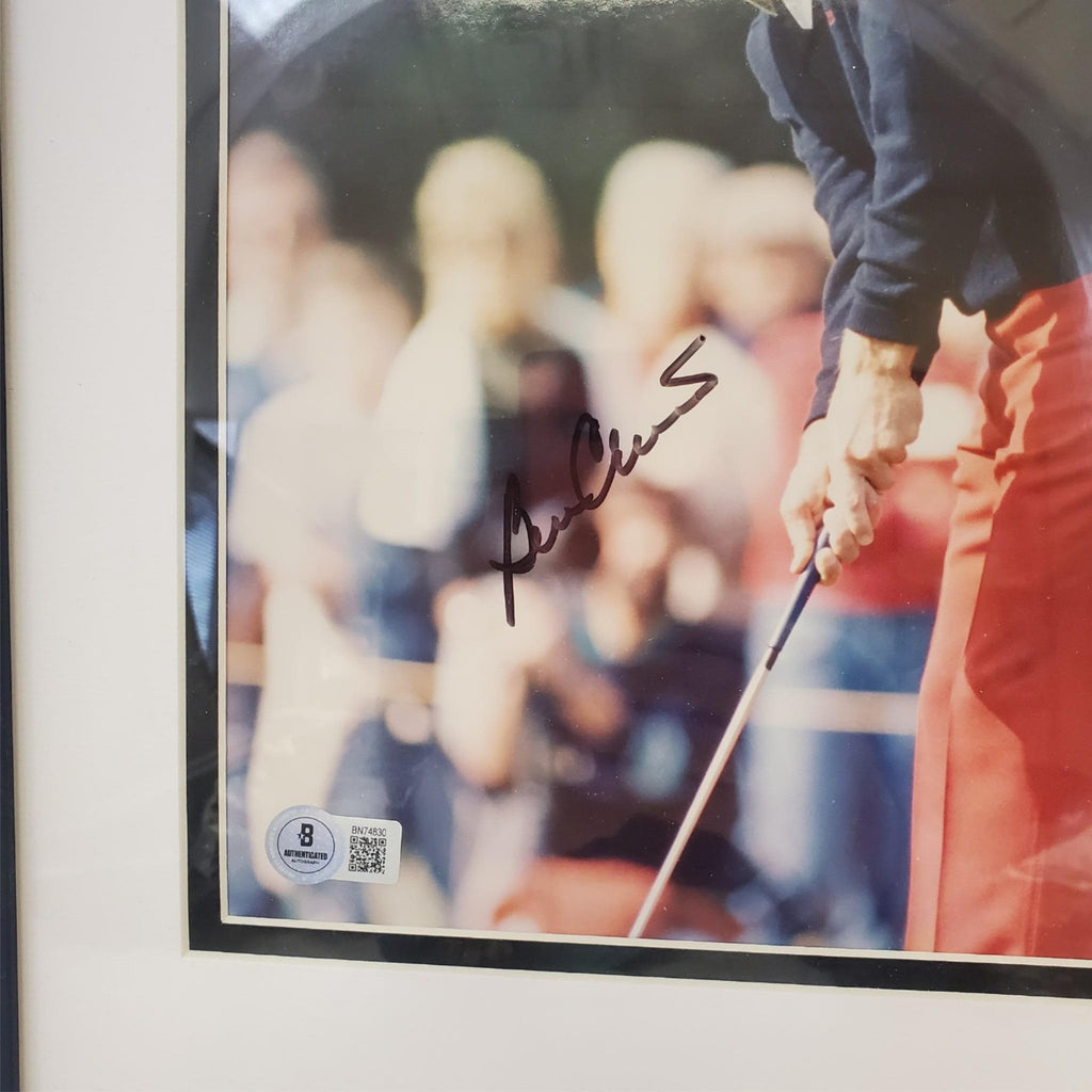 Ben Crenshaw Framed Signed Photo with Authenticity