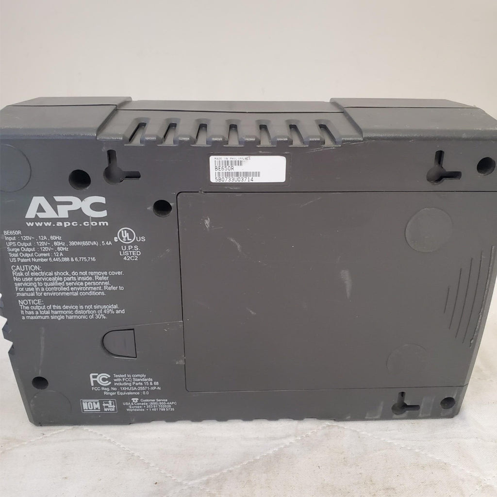 APC Back Up UPS ES 650 120V BE650R Surge Protected #9 (NO BATTERY INCLUDED)