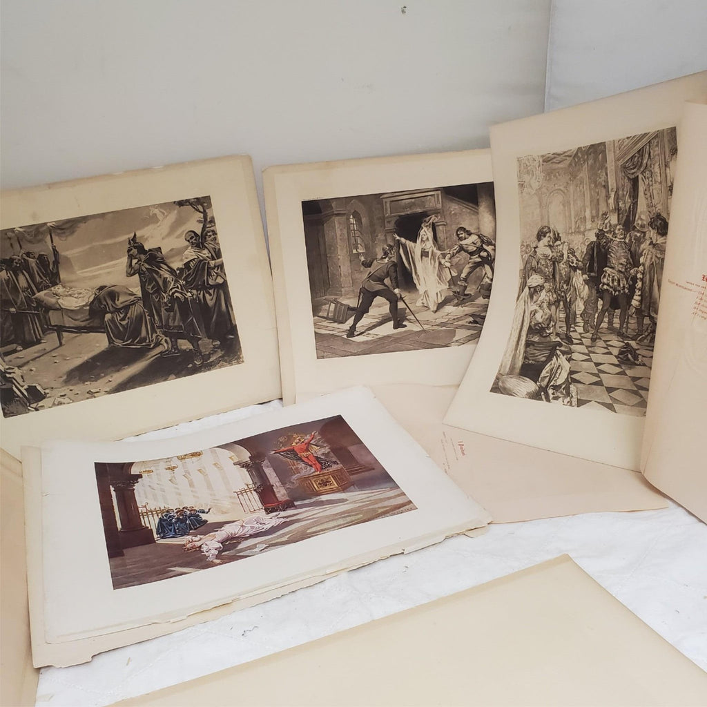 Lot of Antique Vintage Photogravure  Steeple Davis Misc Artist Prints