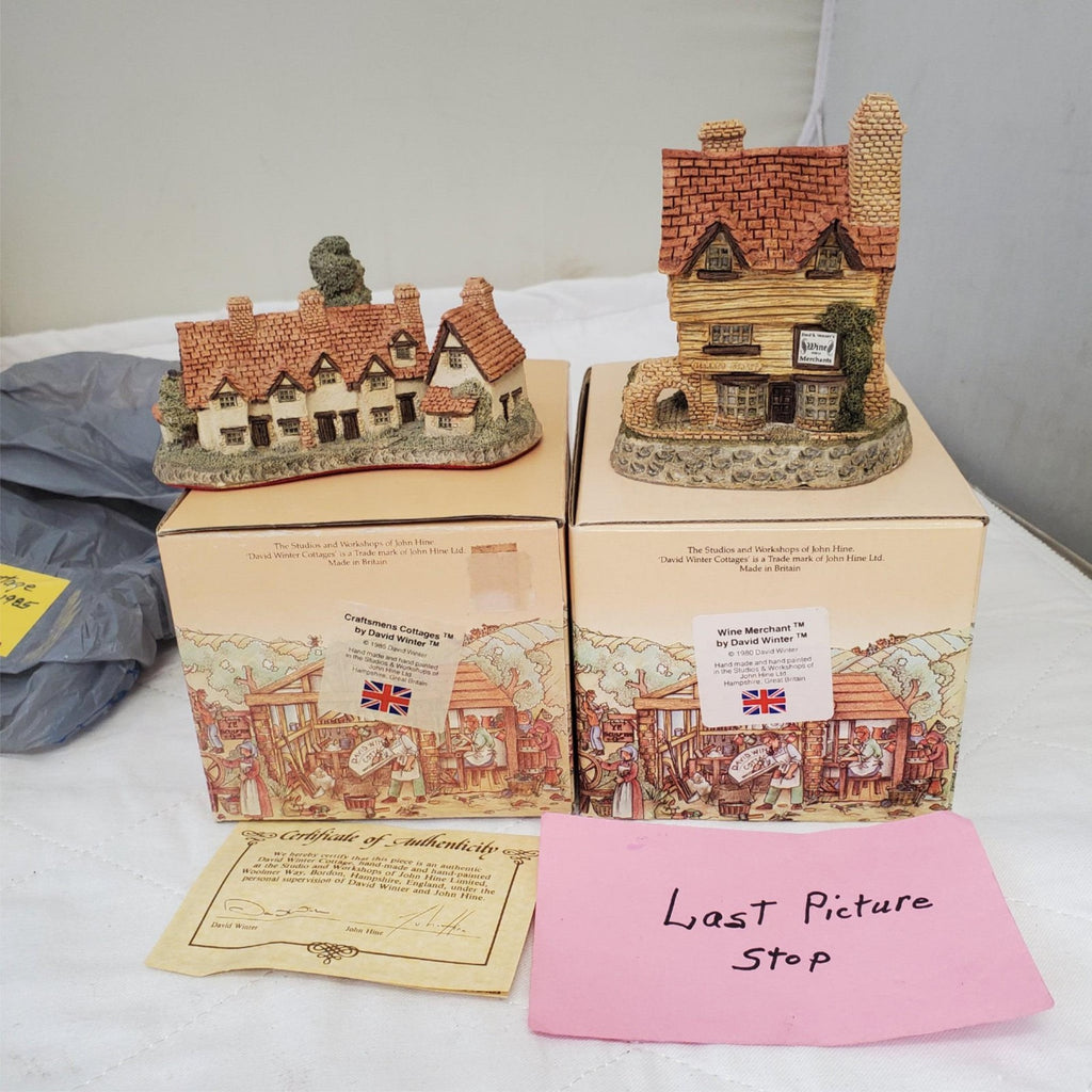 David Winter's Craftsman Cottage & Wine Merchant Cottage