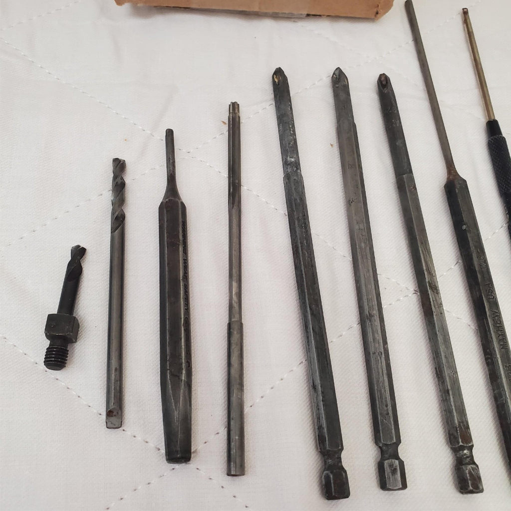 Lot of Hex, Screwdriver Torx Twist Drill Bit Set