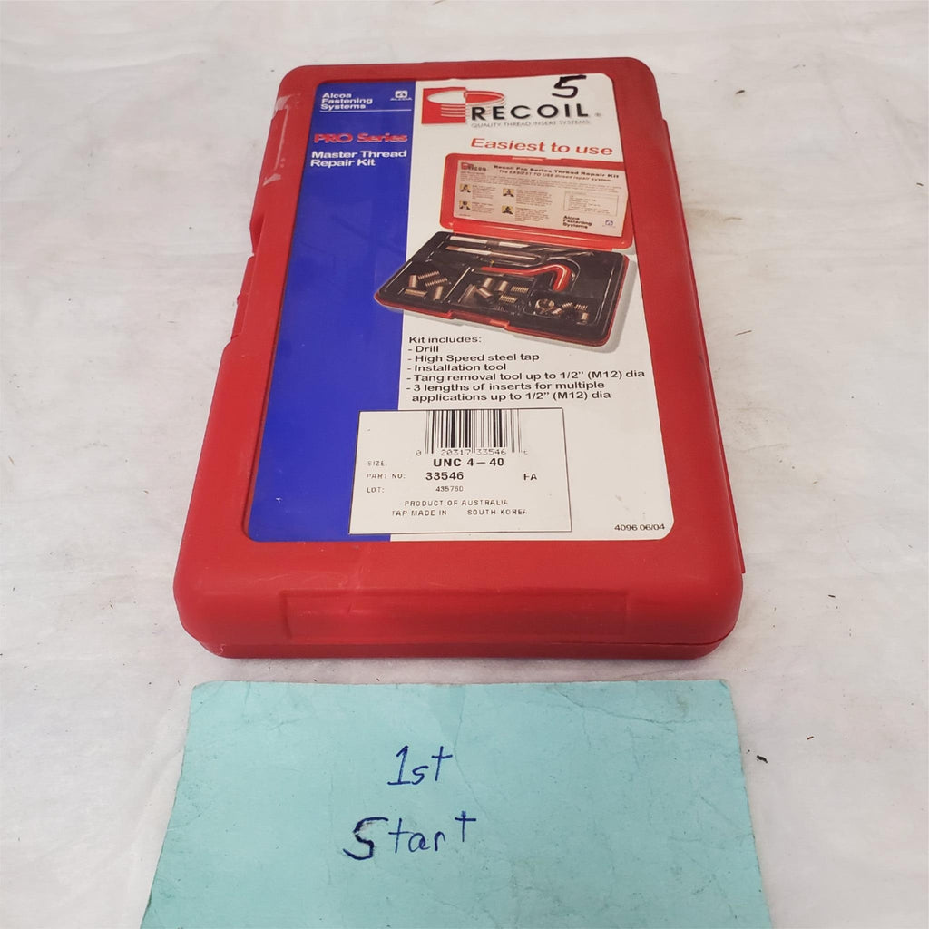 Recoil Quality Thread Insert Systems Pro Series Thread Repair Kit- 33546 #5