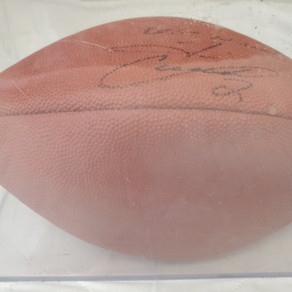 Vintage Official NFL Wilson Football Sewn Rubber Football Original Autographed