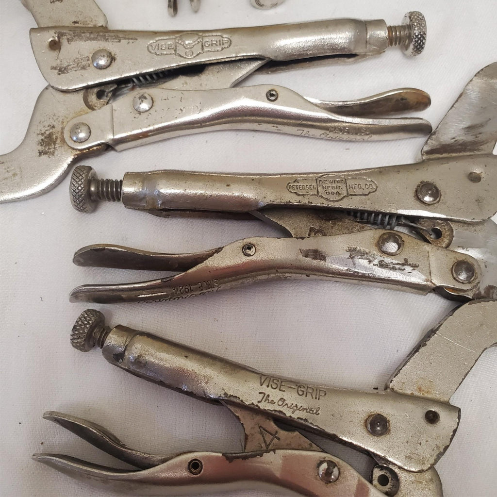 Pack of 11 Locking C-Clamp Vise Grip Pliers LOT-459