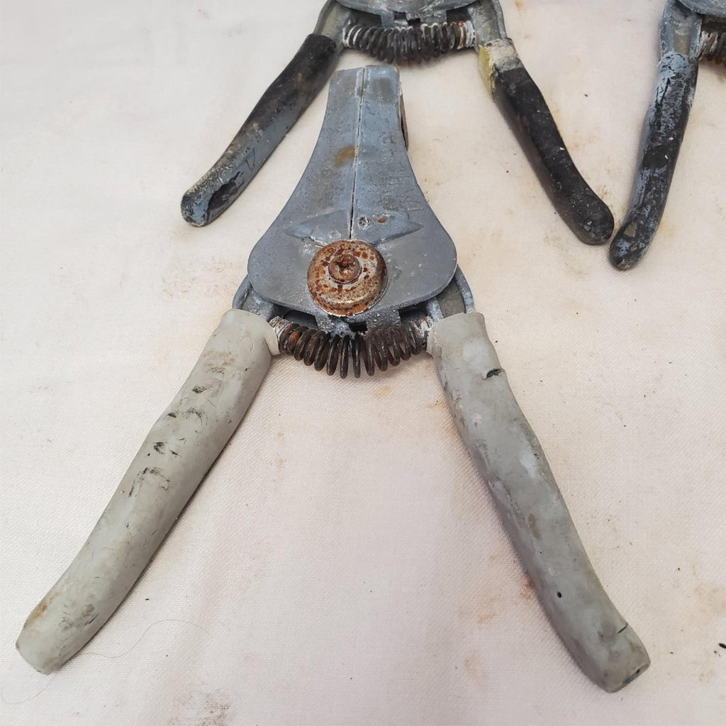 Lot of 3 Electrical Wire Stripper Spring-Loaded Tool LOT-210