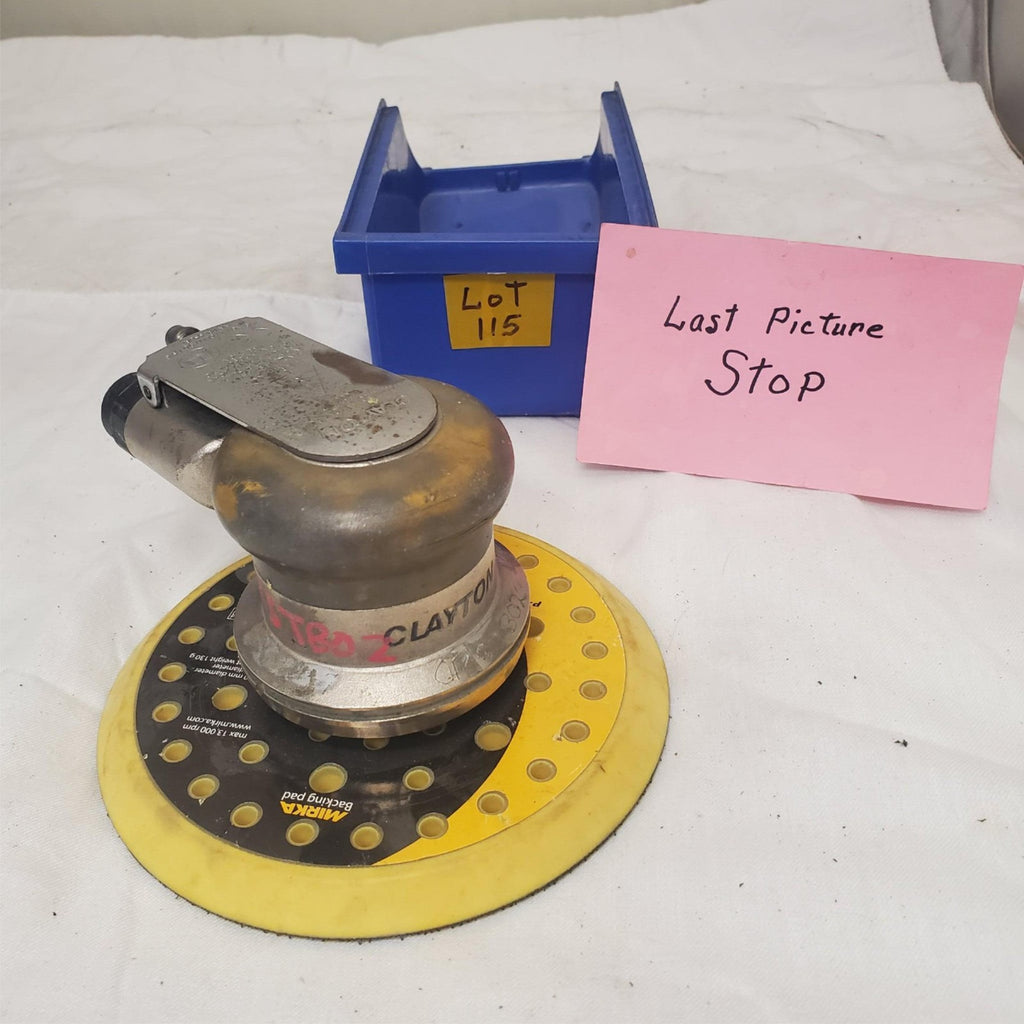 Clayton Pneumatic Orbital Sander Pad Hook & Loop HEPA LOT-115