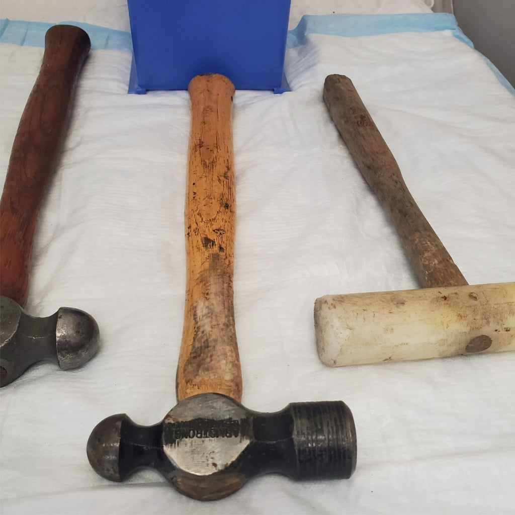 Lot of 3 Ball Peen & Mallet Hammers LOT-672