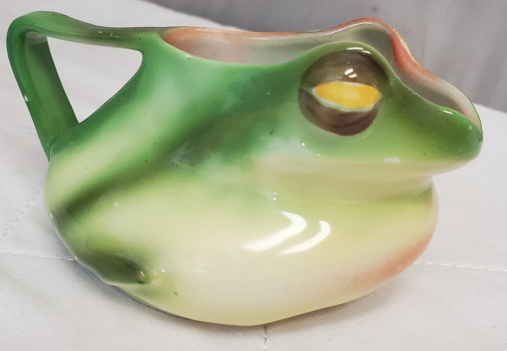 Antique Vintage Royal Bayreuth FROG Creamer Mug