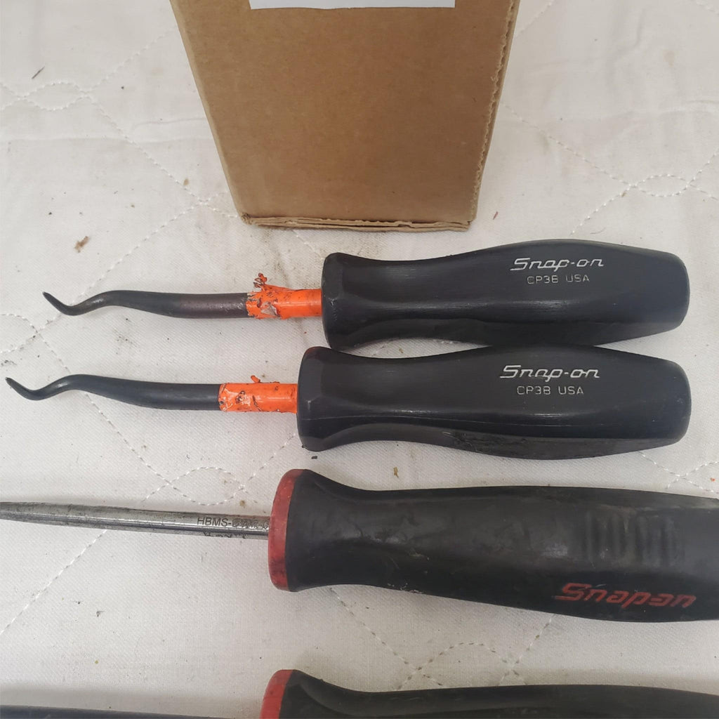 Lot of 6 Snap-On Grip Cabinet Awl and Hook Tools Set LOT-767