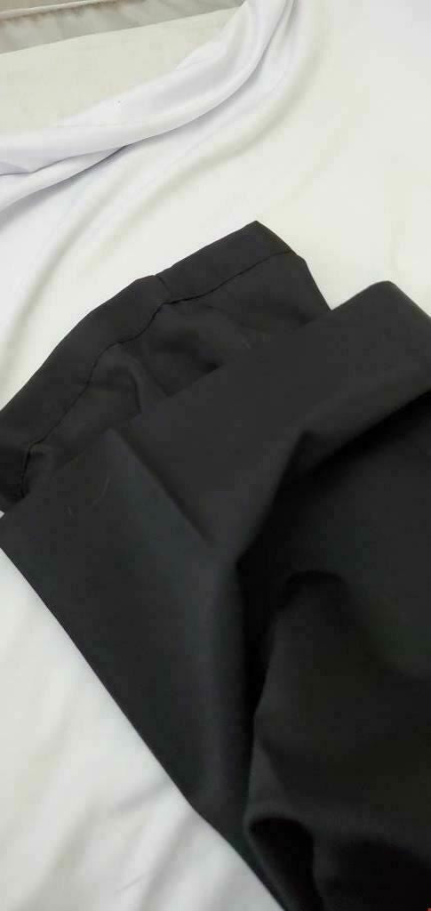 Men's Black Size Large Straight Leg Regular Dress Pants