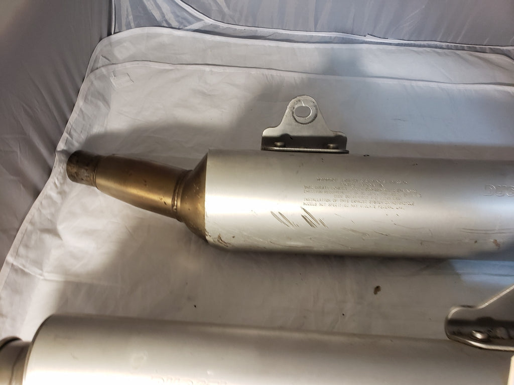 2007 Ducati Monster 695 Right & Left Side OEM Exhaust Pipe Muffler Silencer
