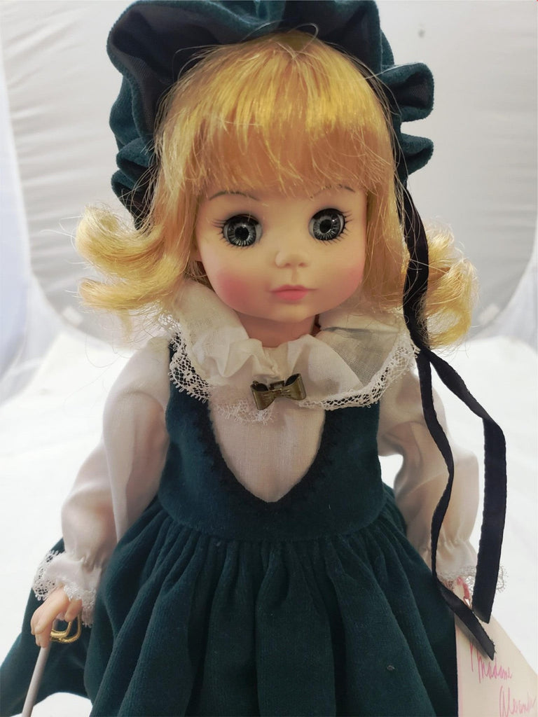 Original Madame Alexander Bellows Anne Doll #1568 with Japanese Parasol 14 inch