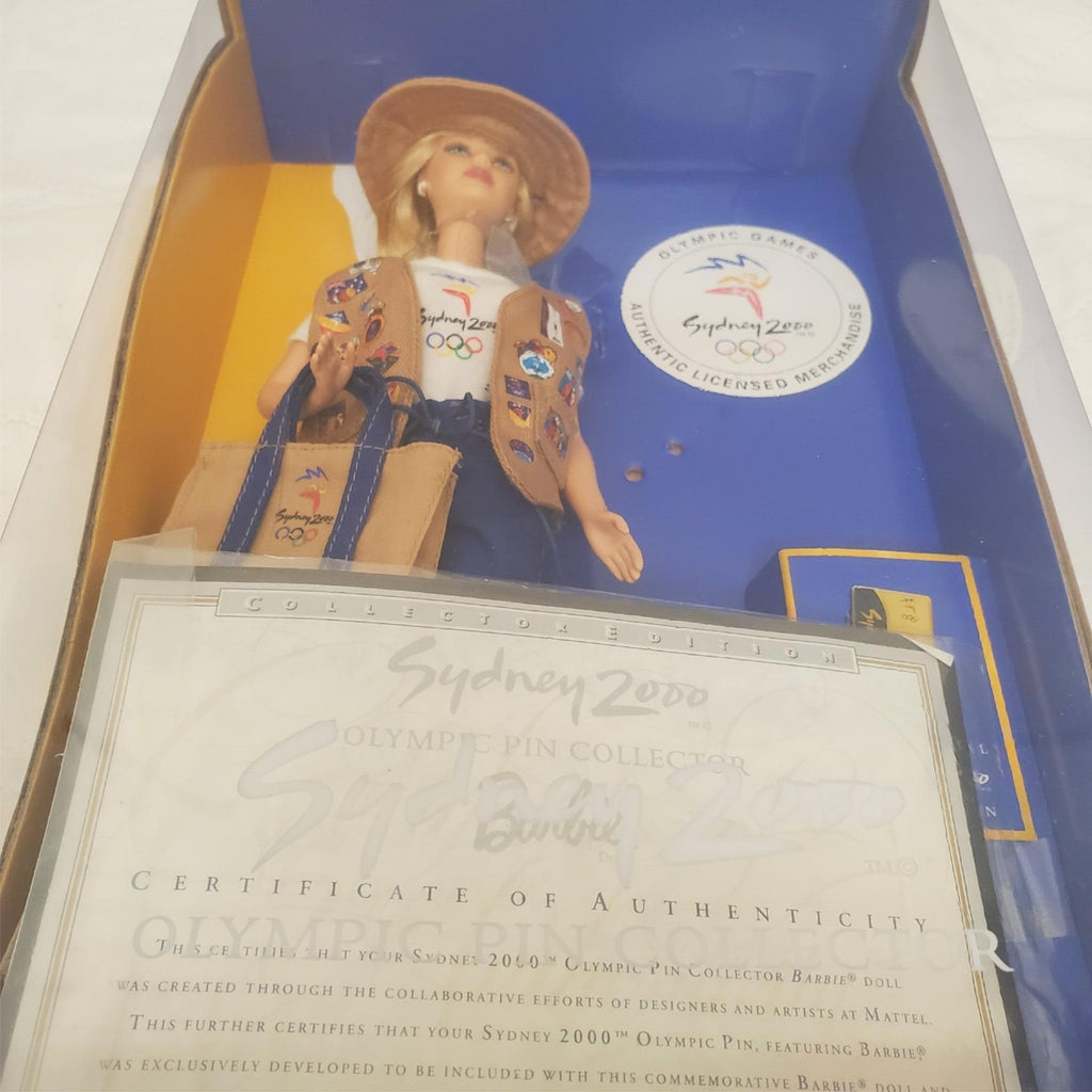 Sydney 2000 Olympic Pin Collector Barbie Doll with Certificate of Authenticity