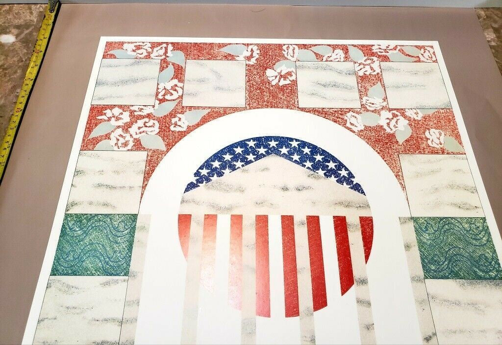 Original Brenda Hoffman A Monument to Washington DC Art Print