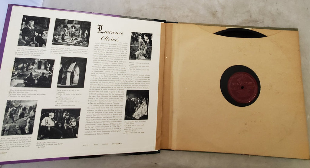Laurence Olivier in Scenes from Shakespear's Hamlet Record Set
