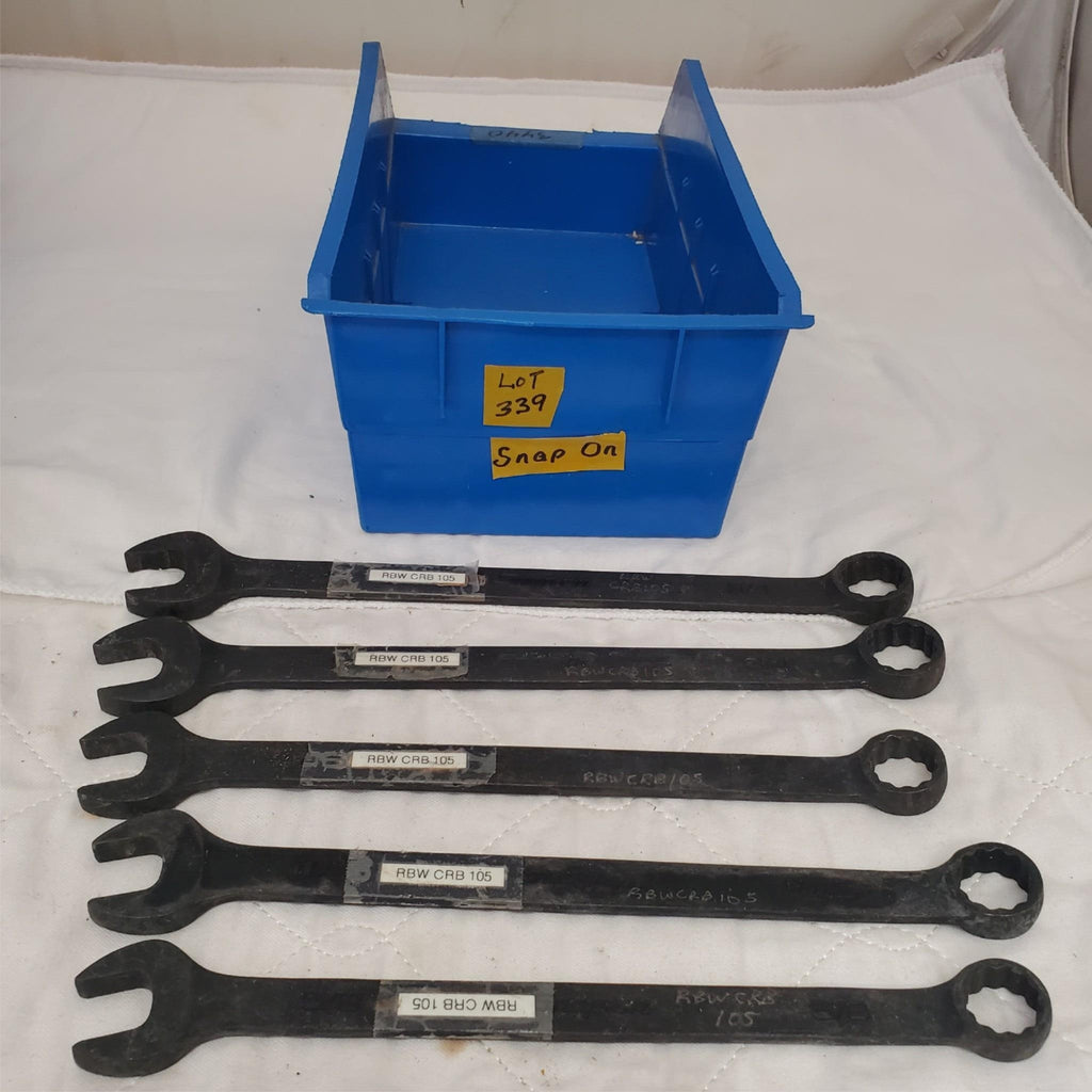 Lot of 5 Snap-On 12-Point Combination Box End Wrenches LOT-339