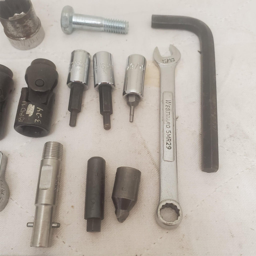 Misc. Lot of Sockets, Wrenches, Flex Sockets Proto Misc Brands LOT-369